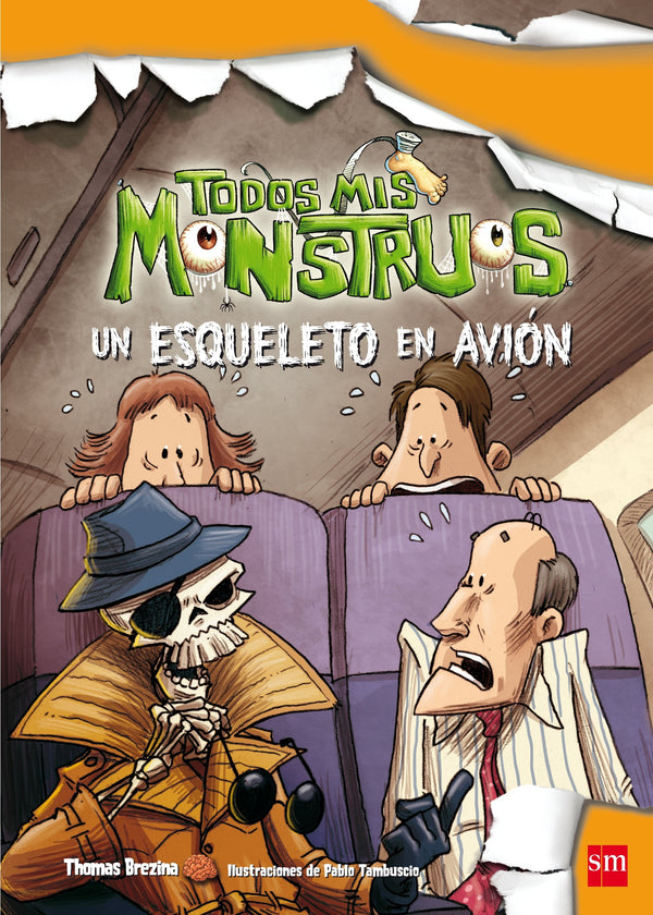 Un esqueleto en avión
