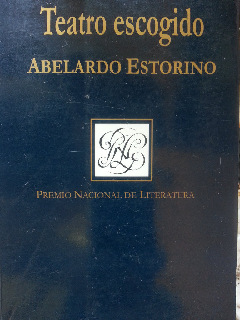 Teatro Escogido.premio Nacional De Literatura.