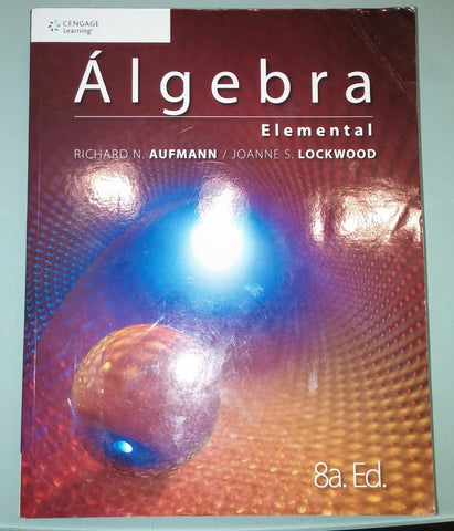 ALGEBRA ELEMENTAL 8/ED.