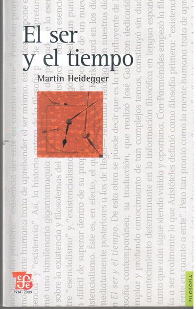 El ser y el tiempo