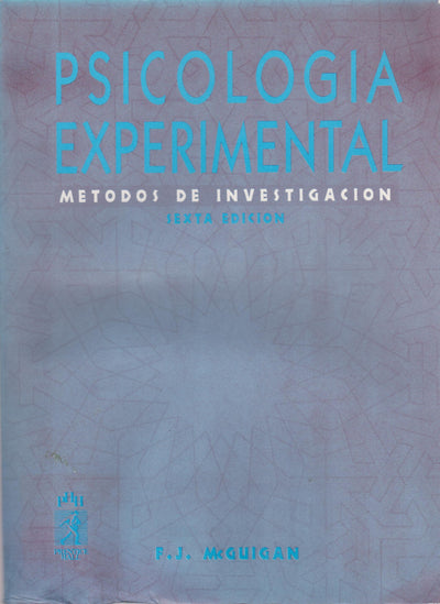 Psicologia Experimental - Metodos de Investigacion (Spanish Edition)