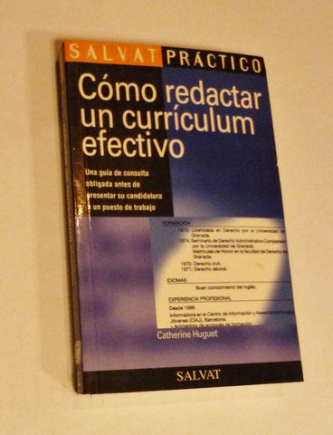 Como redactar un curriculum efectivo
