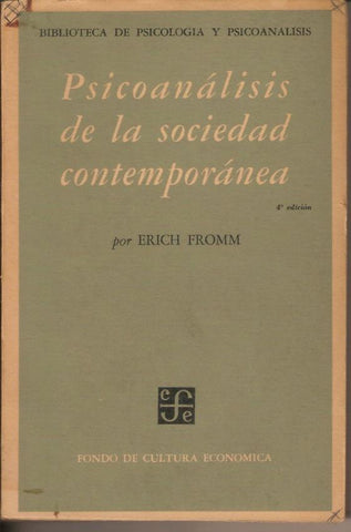 Psicoanálisis de la sociedad contemporánea