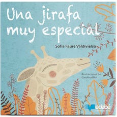 Una jirafa feliz