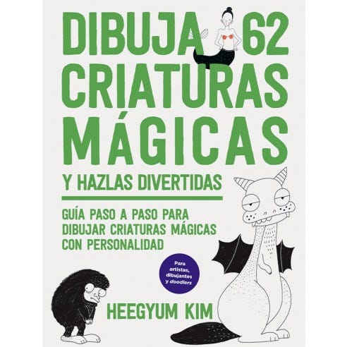 Dibuja 62 criaturas mágicas y hazlas divertidas