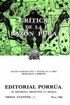 Critica de la razón pura