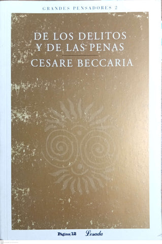 De Los Delitos Y De Las Penas