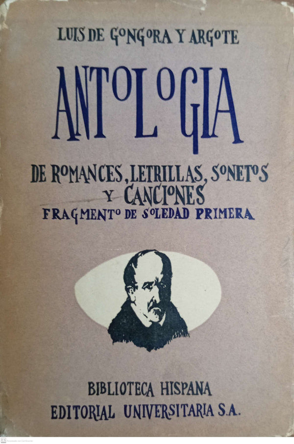 Antología de romances, letrillas, sonetos y canciones