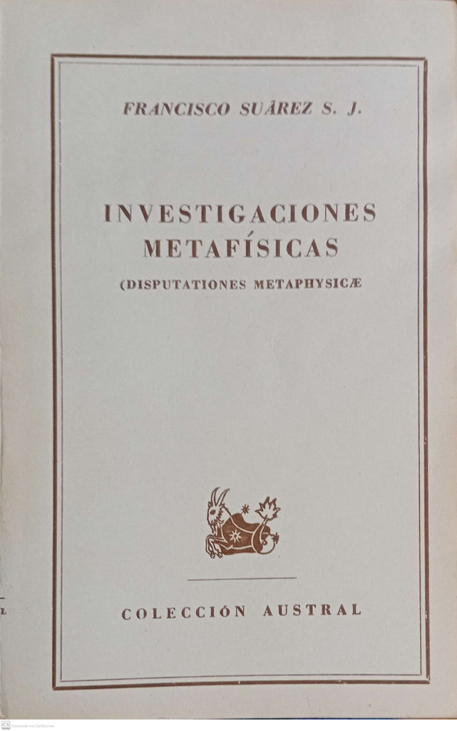 INVESTIGACIONES METAFISICAS