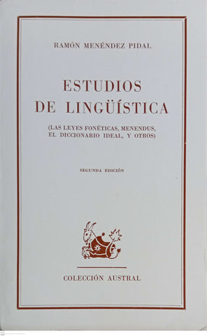 ESTUDIOS DE LINGUISTICA