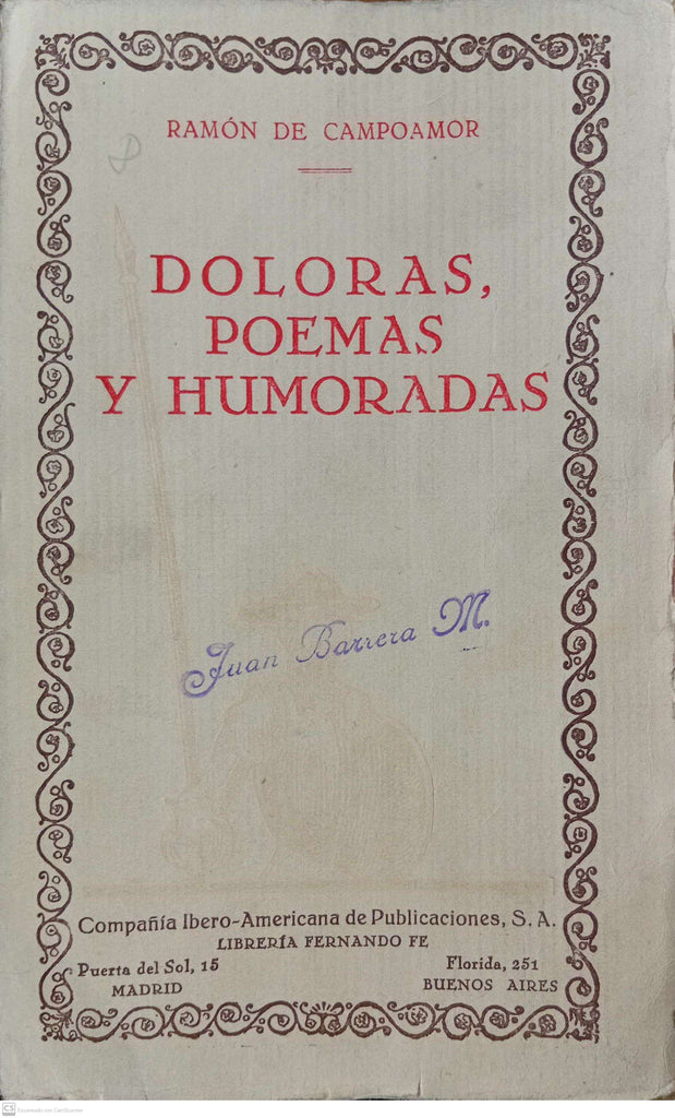 DOLORAS, POEMAS Y HUMORADAS