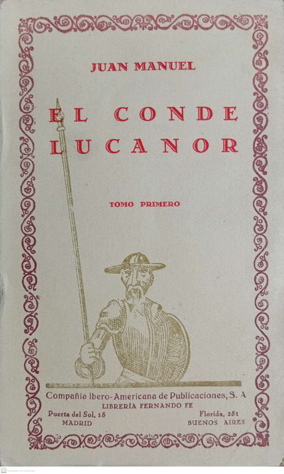 EL CONDE LUCANOR