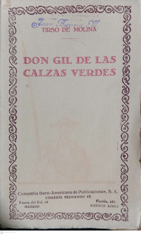 DON GIL DE LAS CALZAS VERDES