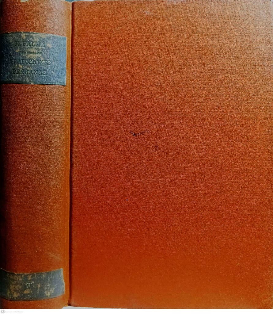 TRADICIONES PERUANAS - Tomo V