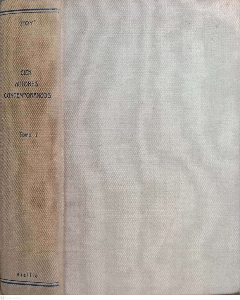 Cien Autores Contemporaneos Tomo I
