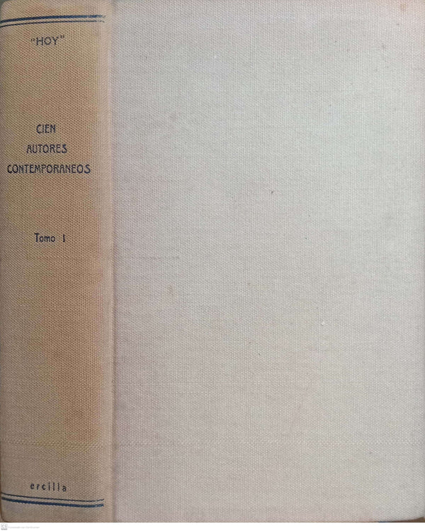 Cien Autores Contemporaneos Tomo I