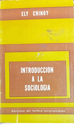 INTRODUCCION A LA SOCIOLOGIA
