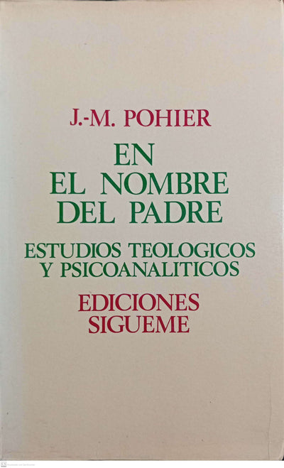 EN NOMBRE DEL PADRE