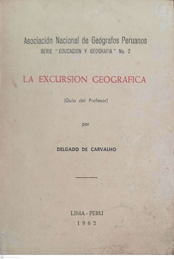 LA EXCURSION GEOFRAFICA