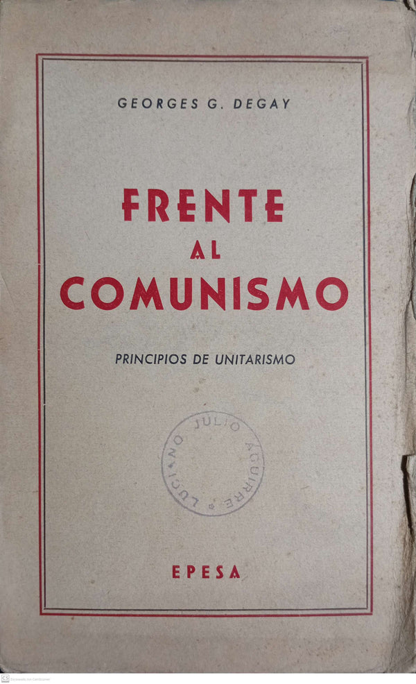 FRENTE AL COMUNISMO