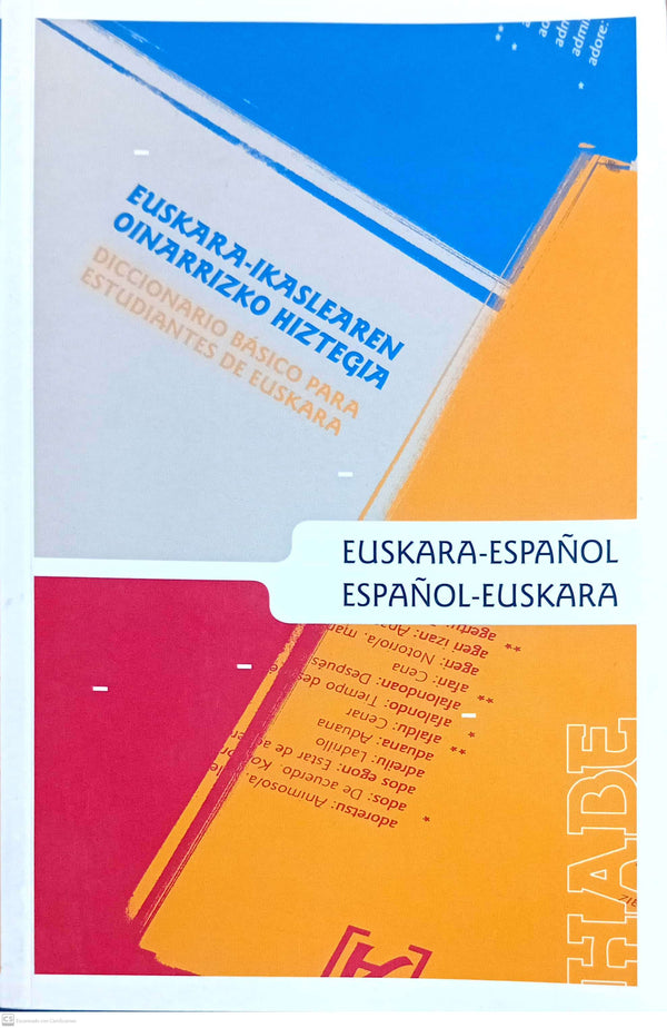 Diccionario basico para estudiante de euskara