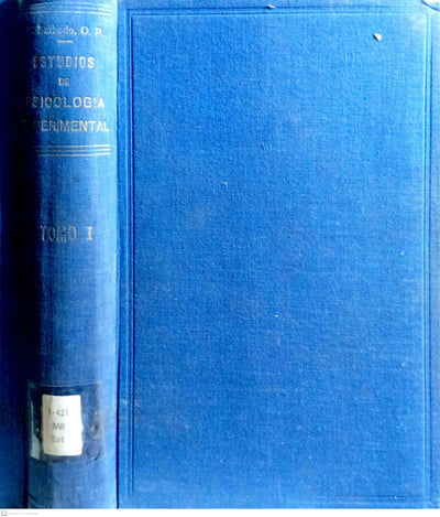 ESTUDIOS DE LA PSICOLOGIA EXPERIMENTAL