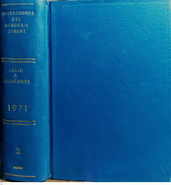 COLECCIONES DEL READER S DIGEST - JULIO A DICIEMBRE 1971
