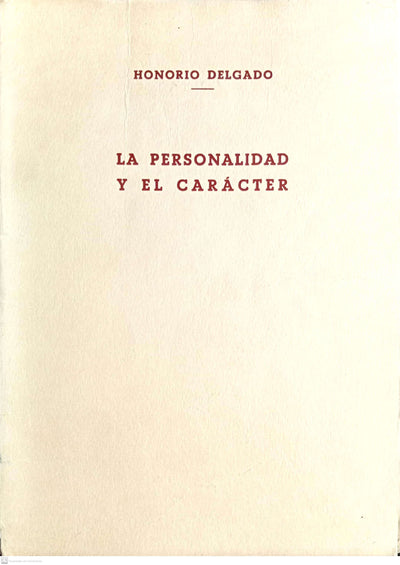 LA PERSONALIDAD Y EL CARACTER