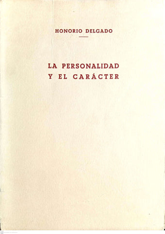 LA PERSONALIDAD Y EL CARACTER
