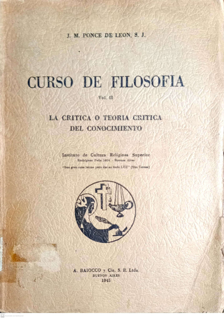 Curso de Filosofía vol. II