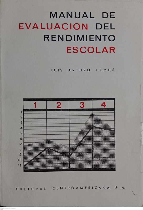 MANUAL DE EVALUACIÓN DEL RENDIMIENTO ESCOLAR.
