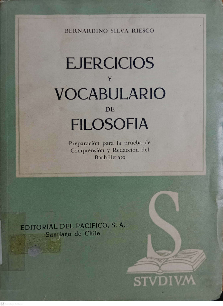 EJERCICIOS Y VOCABULARIO DE FILOSOFIA