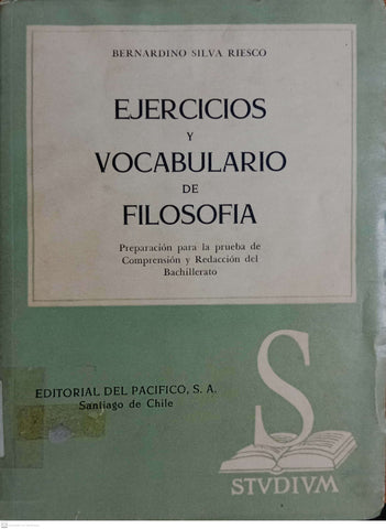 EJERCICIOS Y VOCABULARIO DE FILOSOFIA