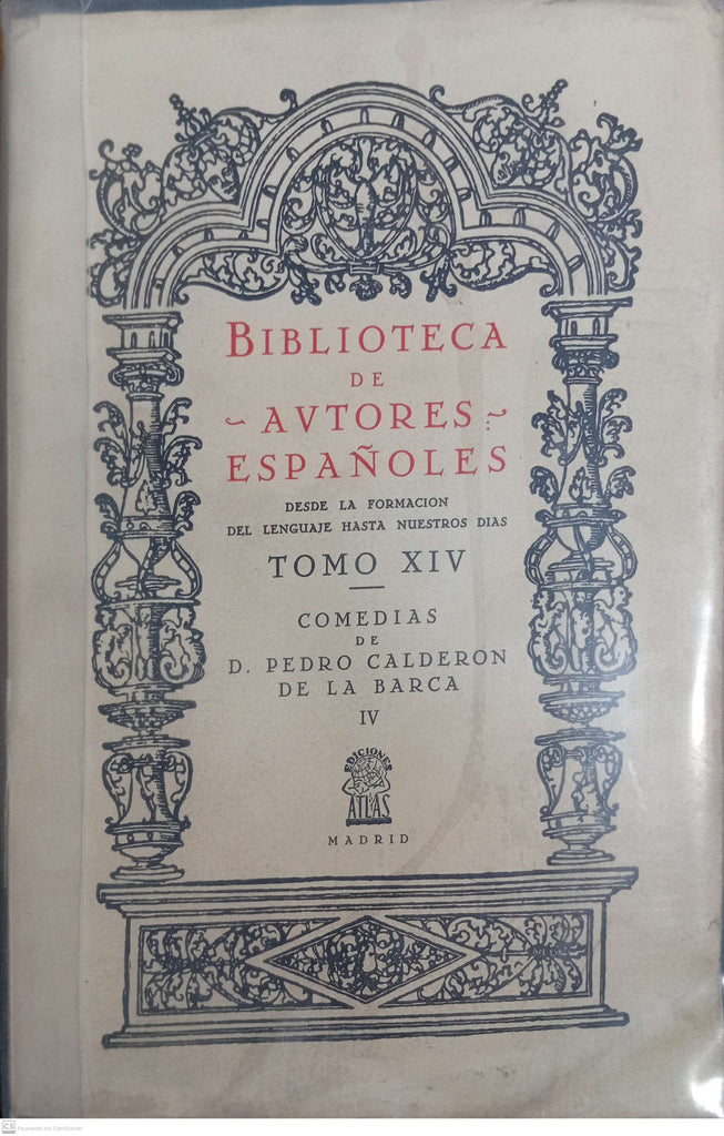 BIBLIOTECA DE AUTORES ESPAÑOLES DESDE LA FORMACION DEL LENGUAJE HASTA NUESTROS DIAS - Tomo XIV