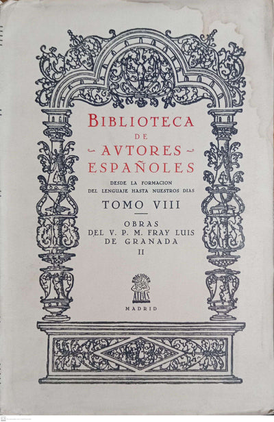 BIBLIOTECA DE AUTORES ESPAÑOLES DESDE LA FORMACION DEL LENGUAJE HASTA NUESTROS DIAS - Tomo VIII