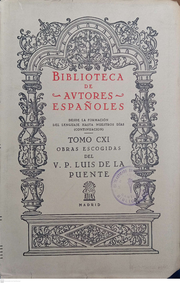 BIBLIOTECA DE AUTORES ESPAÑOLES DESDE LA FORMACION DEL LENGUAJE HASTA NUESTROS DIAS - Tomo CXI
