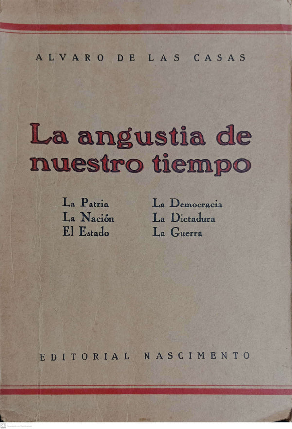 La angustia de nuestro tiempo