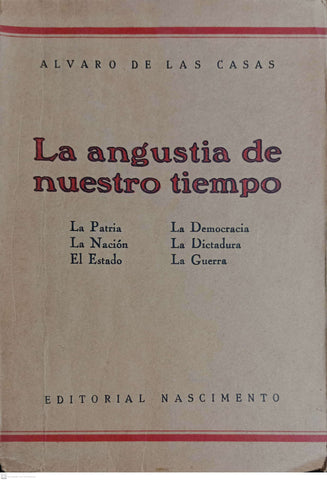 La angustia de nuestro tiempo