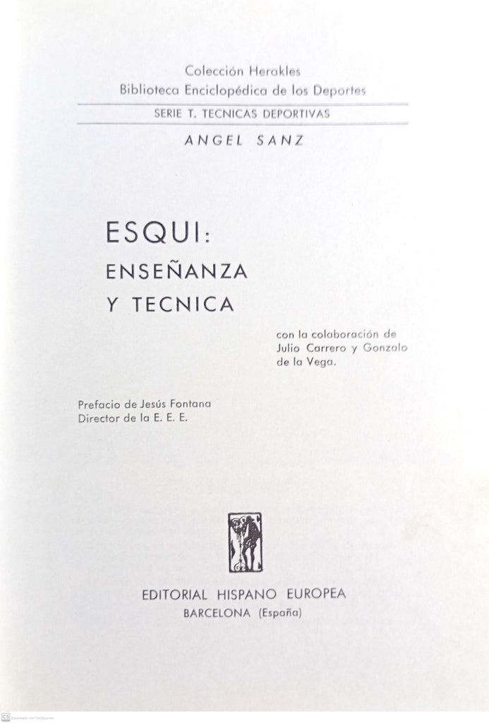 ESQUI : ENSEÑANZA Y TÉCNICA