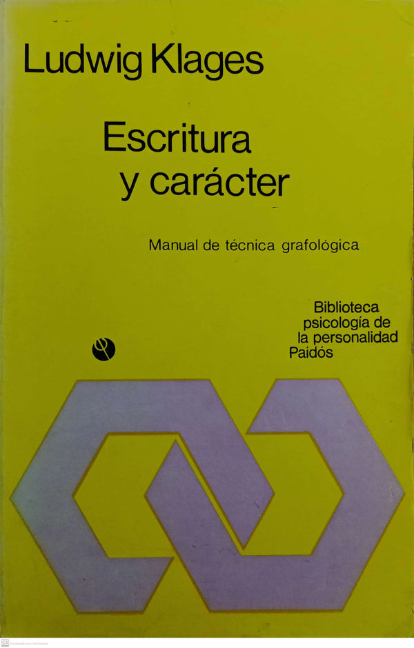 ESCRITURA Y CARACTER , manual de tecnica grafologica