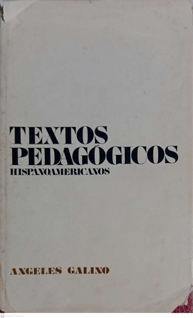 Textos Pedagogicos Hispanoamericanos