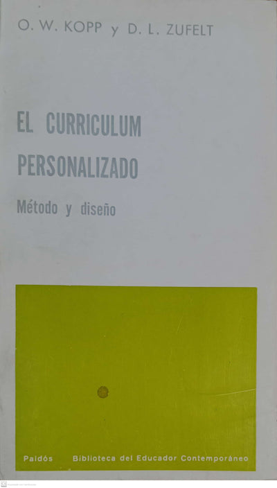 El Curriculo Personalizado
