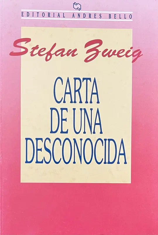 Carta de una desconocida