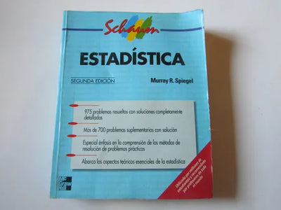 Estadistica - Schaum 2b: Edicion