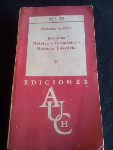 Estudios. Métrica – Gramática – Historia Literaria (II)