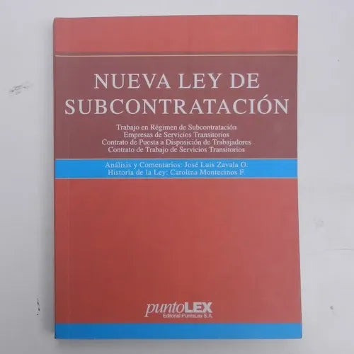 Nueva ley de subcontratación
