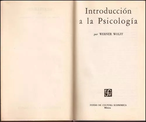 Introduccion A La Psicologia
