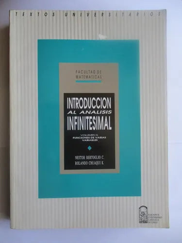 Introducción al análisis infinitesimal. Volumen I