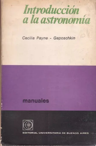 INTRODUCCION A LA ASTRONOMIA