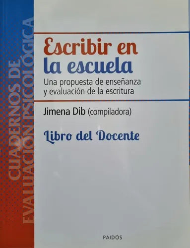 ESCRIBIR EN LA ESCUELA-CUADERNO PARA EL DOCENTE